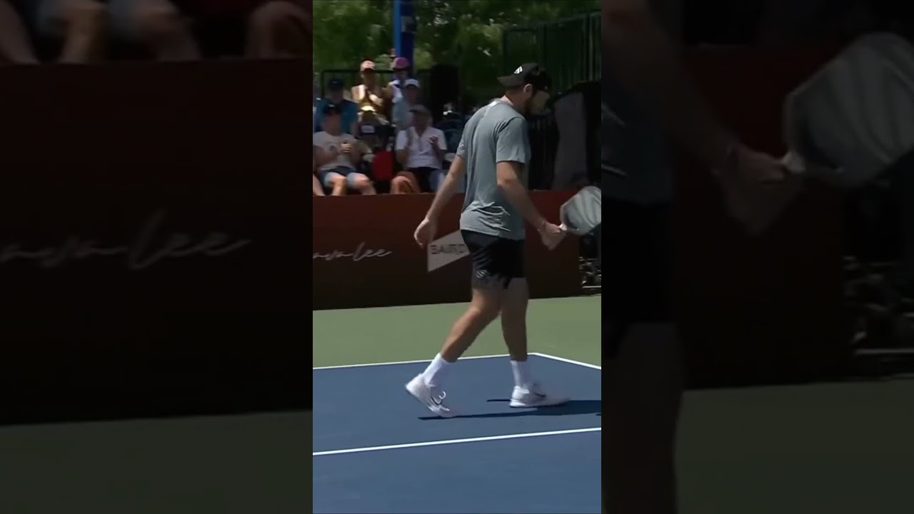 Quong Duong vs Jack Sock at the Selkirk Red Rock Open (3) #shorts #pickleball