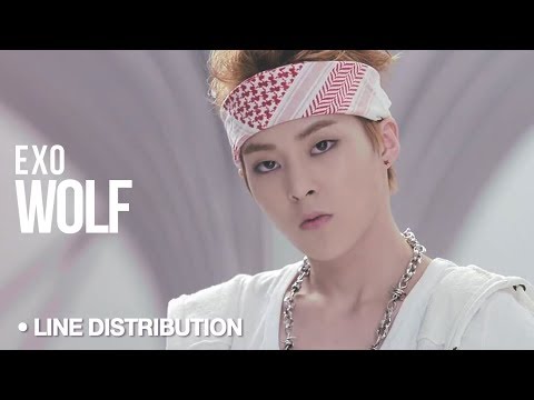 EXO - Wolf: Line Distribution