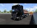 Scania V8 Open pipe with Lepidas Team exhaust system v2.0