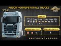 Addon Hookups For All Trucks v1.1 For Multiplayer ETS2 1.38