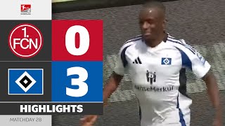 1. FC NÜRNBERG — HAMBURGER SV | Highlights | Matchday 28 — Bundesliga 2 2024/25