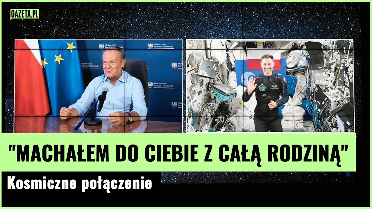 Sławosz Uznański połączył się z Papą Smerfem | Gazeta.pl