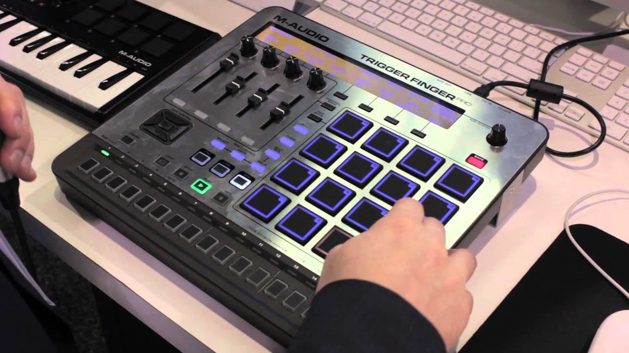 MAudio Trigger Finger Pro NAMM 2014 YouTube
