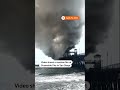 Massive fire burns at Oceanside Pier in California | REUTERS  - 00:20 min - News - Video