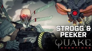 Quake Champions - Strogg & Peeker Sztori Trailer