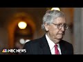 McConnell appears to freeze when asked about re-election