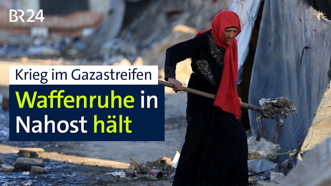 Krieg im Gazastreifen: Waffenruhe in Nahost hält | BR24