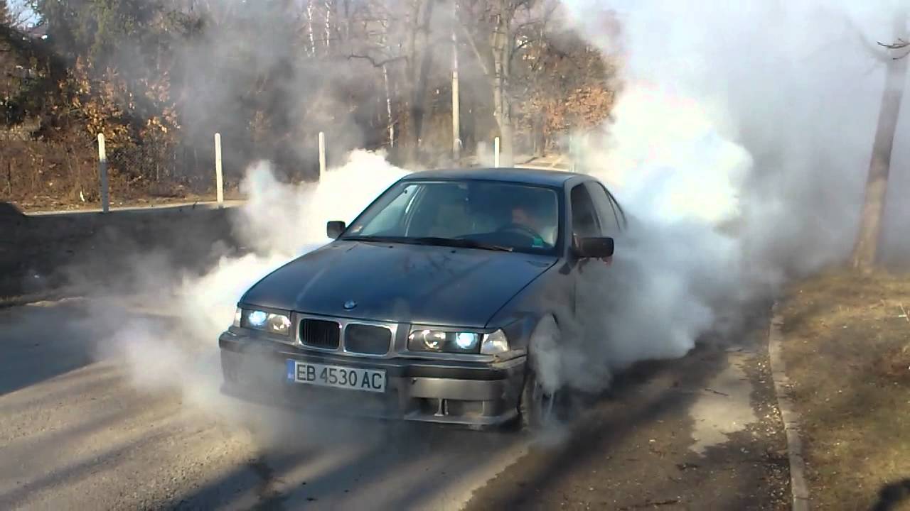 Bmw e36 burnout #2