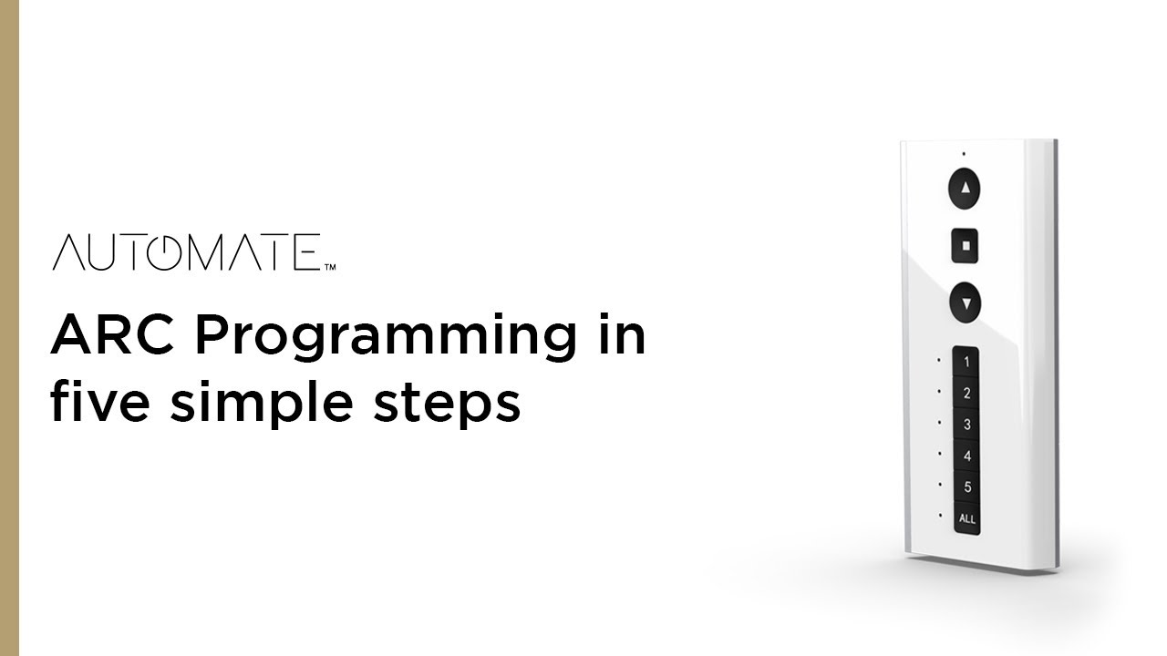 Automate ARC - Programming in five simple steps