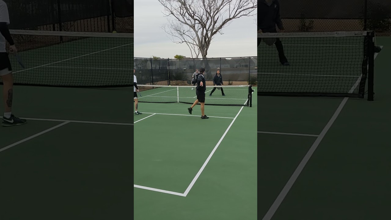 3rd shot too high #pickleball #menspickleball #pickleballdoubles #tennis