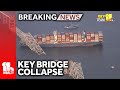 SkyTeam 11 video shows Baltimore bridge collapse