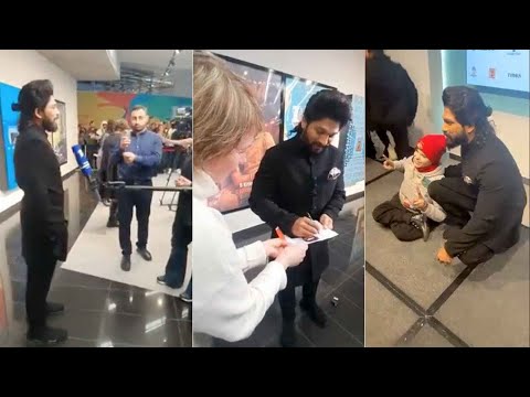 Allu Arjun's craze in Russia Allu Arjun's craze in Russia