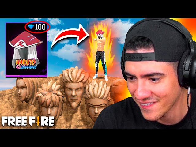 RECARGUE 100 DIAMANTES Y CONSEGUI LA MASCARA DEL HOKAGE EN FREE FIRE - TheDonato