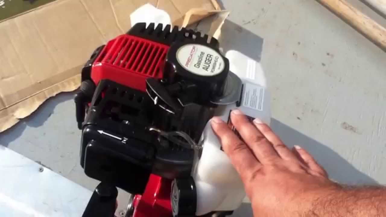Harbor Freight Predator Item 60622 Gas Powered Auger YouTube