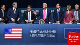 BREAKING NEWS: President Trump Speaks At AI And Energy Summit In Pittsburgh, Pennsylvania
