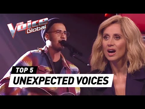 Most UNEXPECTED VOICES in The Blind Auditions of The Voice