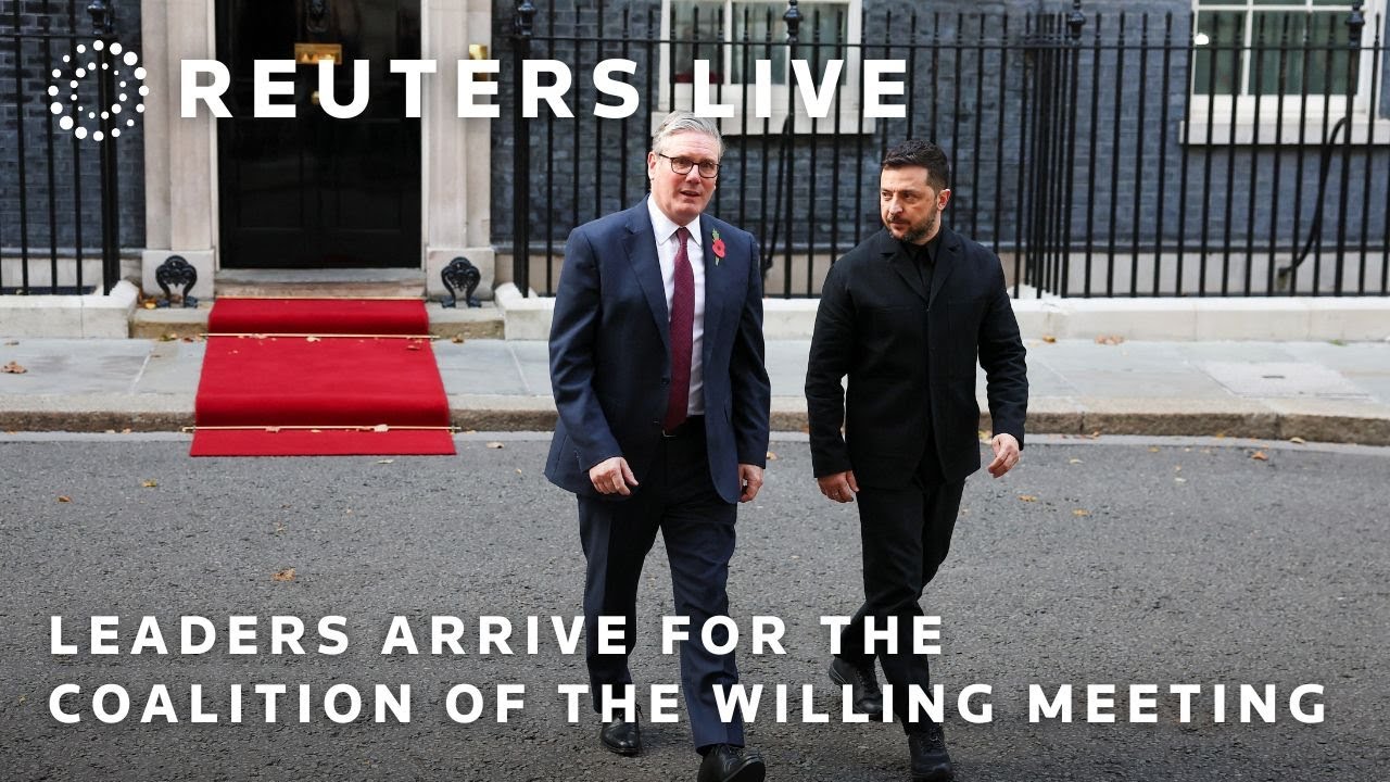 LIVE: Leaders arrive for the Coalition of the Willing meeting