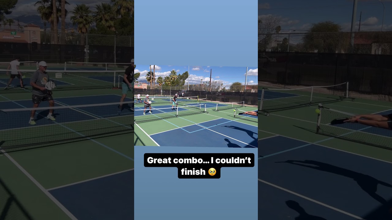 Great combo… I couldn’t finish… #pickleball #shorts #highlights