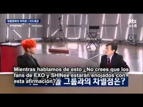 G-Dragon habla acerca de EXO y SHINee (Sub esp)