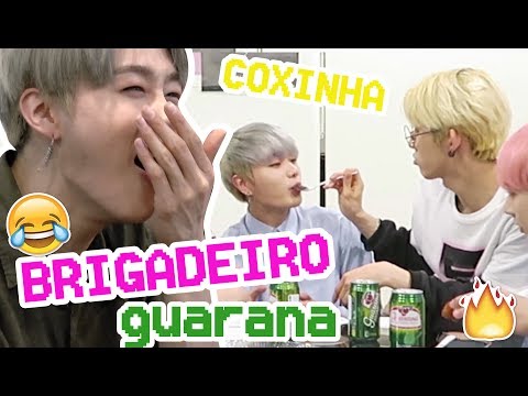 IDOLS COREANOS COMEM COMIDA BRASILEIRA feat. BLANC7