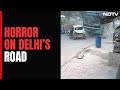 On Camera, Delhi Bus Rams 4 Vehicles, Runs Over Parked Bikes