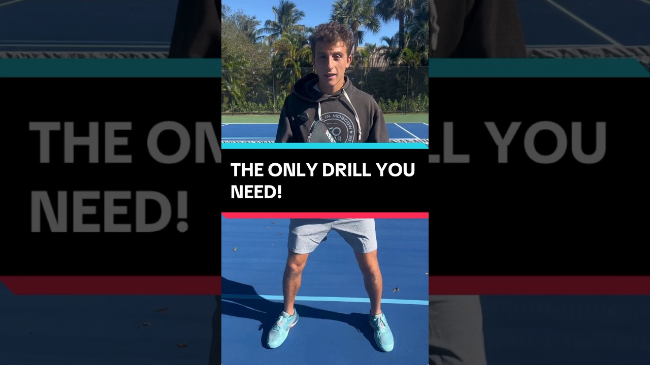 This drill has the biggest bang for your buck! #pickleball #pickleballtips #shorts