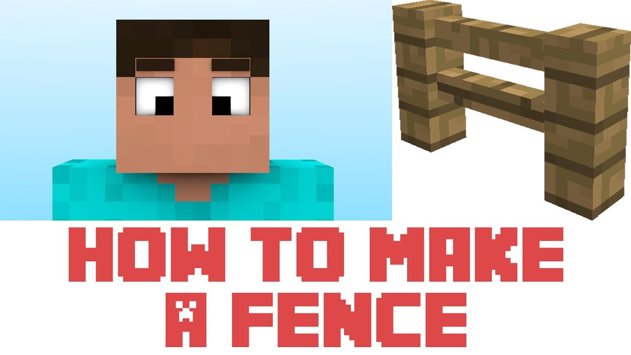 how to make fences in minecraft