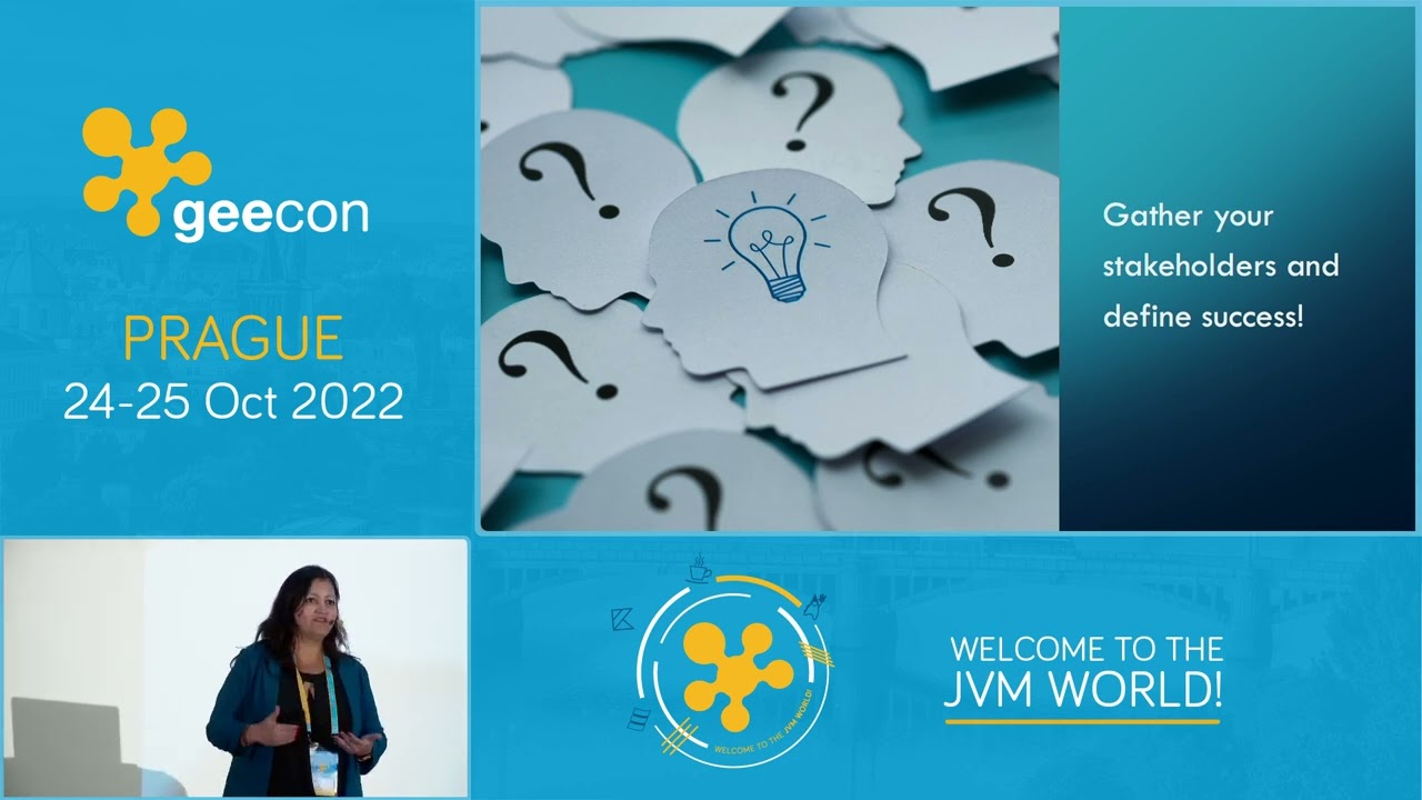 GeeCON Prague 2022: Monica Beckwith - The `-ilities` of Software Engineering - How Qualities...