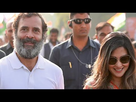 Watch: Bollywood actor Riya Sen joins Rahul Gandhi's 'Bharat Jodo Yatra' Watch: Bollywood actor Riya Sen joins Rahul Gandhi's 'Bharat Jodo Yatra'