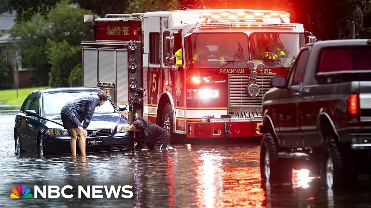 Southeast braces for 'catastrophic' flooding from Tropical Storm Debby