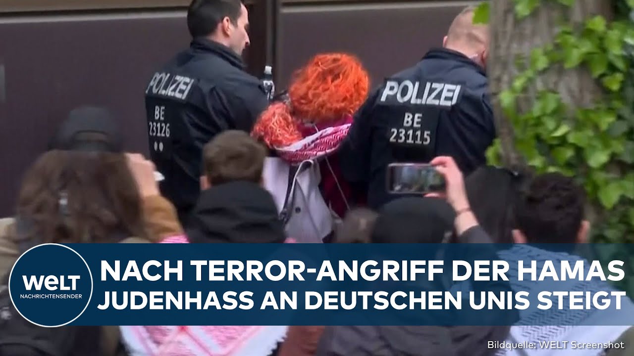 DEUTSCHLAND: Nach Hamas-Angriff auf Israel! Antisemitismus an Universitäten gestiegen
