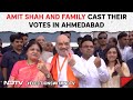 Amit Shah Votes | Union Home Minister Amit Shah Casts Vote At Polling Booth In Ahmedabad