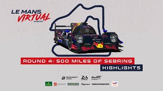 HIGHLIGHTS: Le Mans Virtual Series: Round 4 - 500 Miles of Sebring