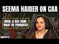 CAA Implemented In India | Pak Woman Seema Haider Welcomes CAA: Modi Ji Has Done What He Promised