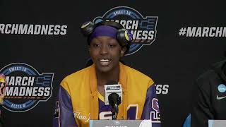 LSU Sweet 16 Postgame Press Conference - 2024 NCAA Tournament