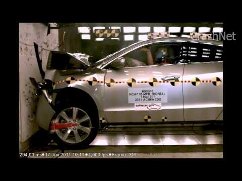 Vídeo Prueba de choque Acura ZDX desde 2009
