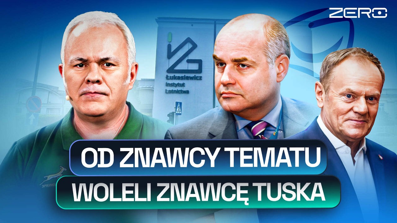 ŻENADA W INSTYTUCIE LOTNICTWA. MAZUREK: NOWY SZEF ZASTĄPIŁ FACHOWCA, BO ZNA SIĘ Z TUSKIEM