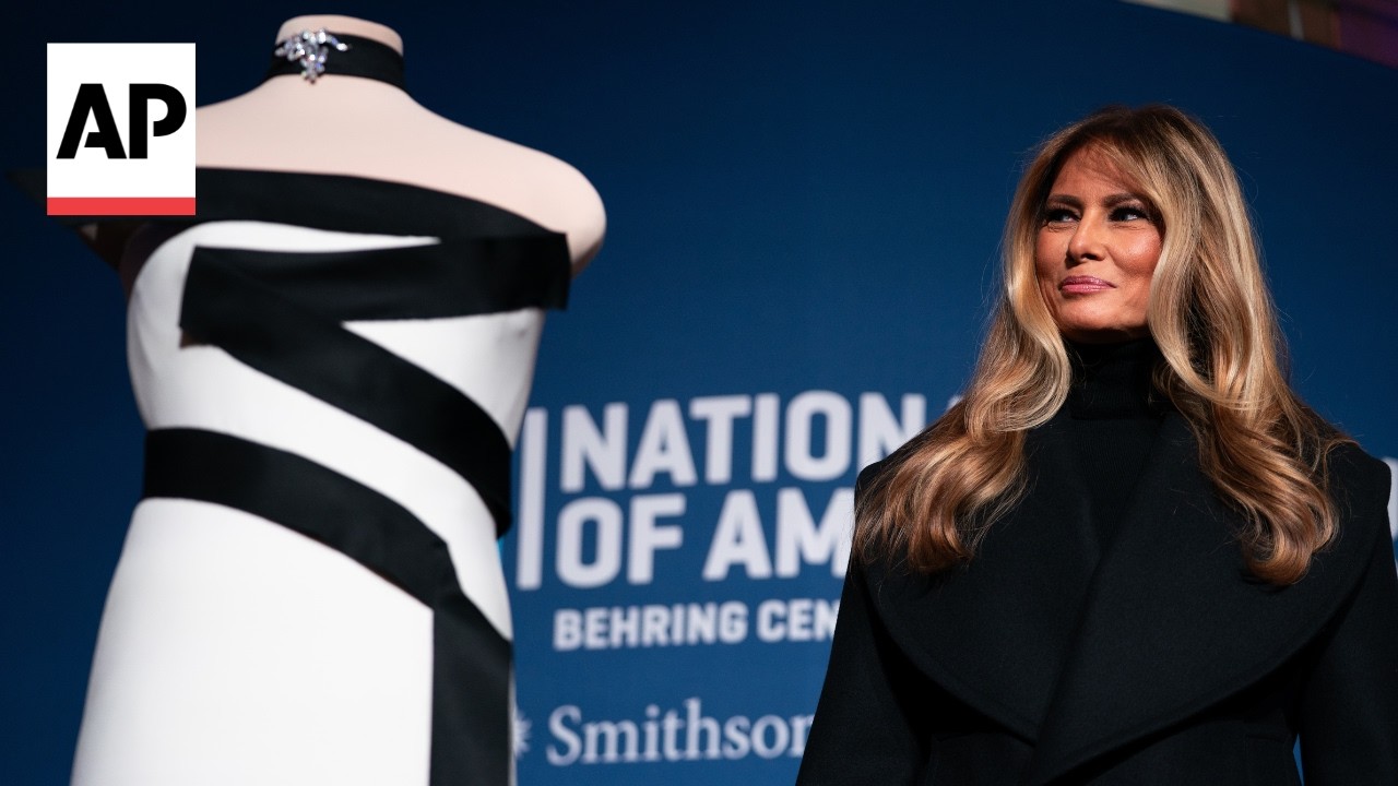 Melania Trump donates inaugural ball gown to Smithsonian National Museum