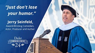 Jerry Seinfeld | Duke's 2024 Commencement Address video