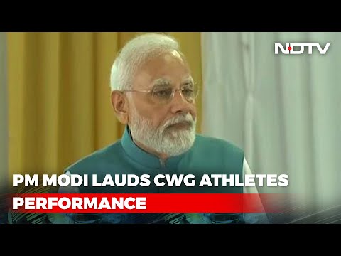 PM Modi hosts India's commonwealth games medallists