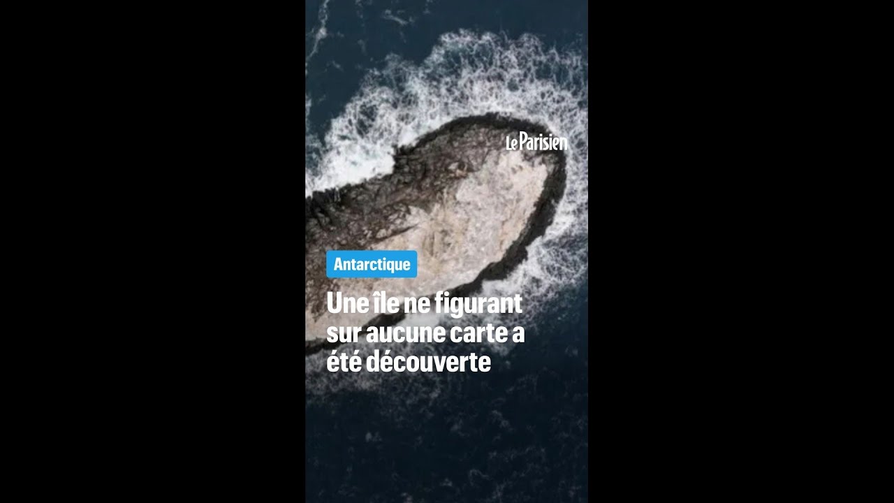 Une île ne figurant sur aucune carte a été découverte en Antarctique