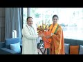Actress Rupali Ganguly and Astrologer Ameya Joshi Meet BJP National President JP Nadda in Delhi