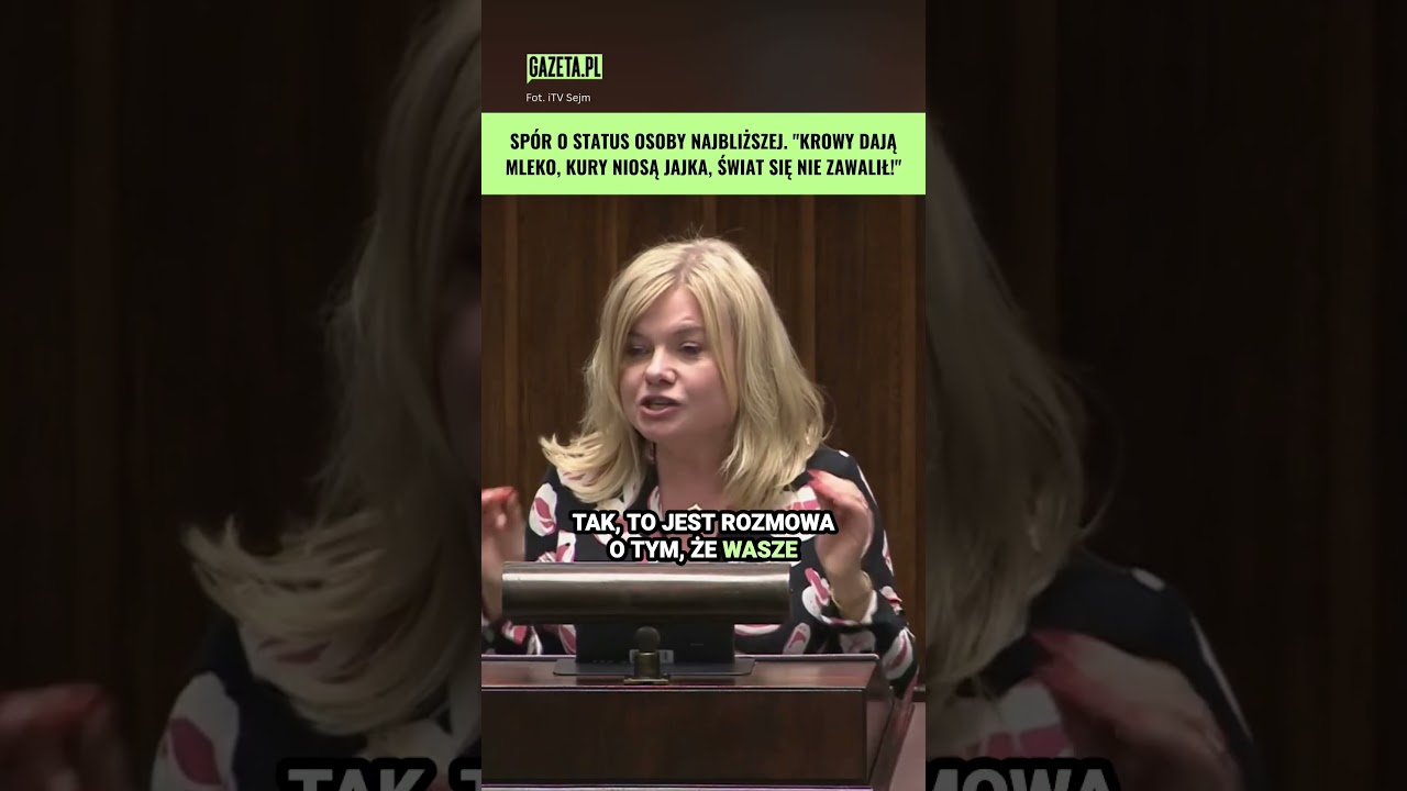 Status osoby najbliższej. "Prawico, czego się boicie?" #shorts