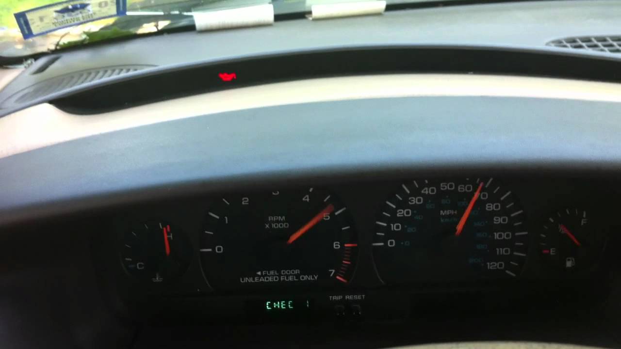 1998 Chrysler town and country cluster