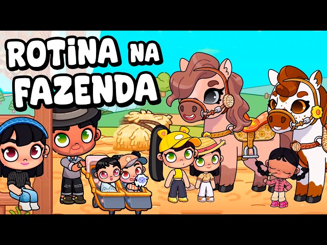 ROTINA NA FAZENDA DOS CAVALOS | PAZU AVATAR WORLD ROTINAS E HISTÓRIAS
