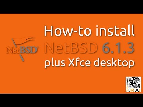 How-to install NetBSD 6.1.3 plus Xfce desktop