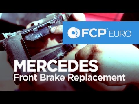 MERCEDES-BENZ C-Class (204) - Front Brake Pads & Rotor Replacement