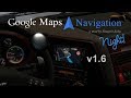 ETS 2 - Google Maps Navigation Night Version v1.6