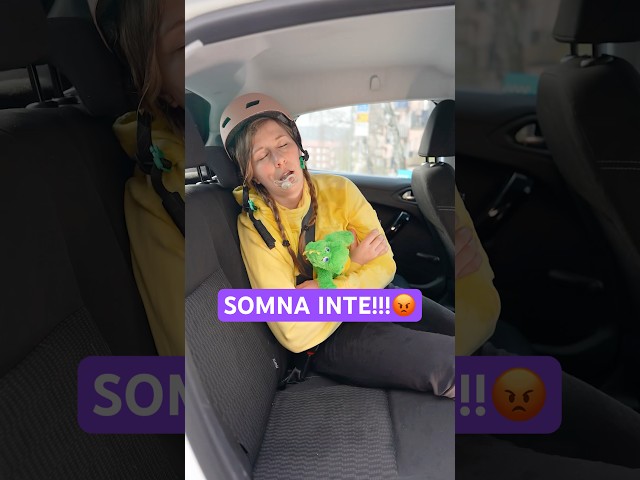 BARNET FÅR INTE SOMNA! Du har 5 min hem & du vet hur det blir när hen tar en nap🥵😅Cred:Mattyacton