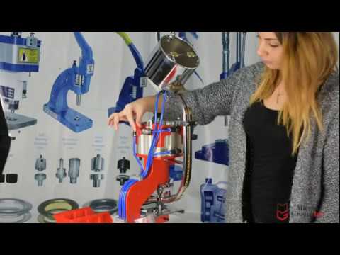 PL-20 SEMI-AUTOMATIC / PNEUMATIC EYELET ATTACHING MACHINE